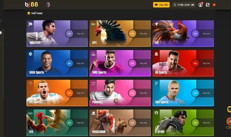 Nhà cái BJ88 hợp tác với nhiều nhà cung cấp kèo cá cược uy tín