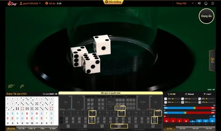 Đánh Bại Nhà Cái BJ88 Với Cách Chơi Tài Xỉu Đỉnh Cao Này 2 Bàn cược Tài Xỉu tại nhà cái BJ88