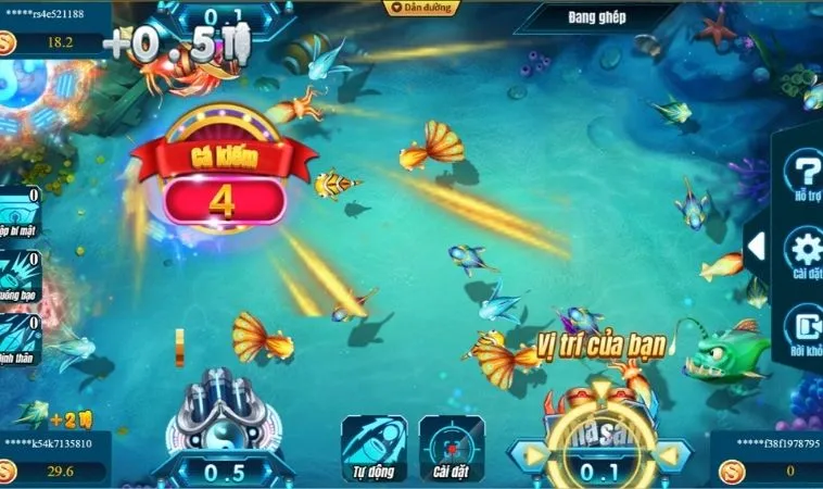 Chinh Phục Ngai Vàng Vua Bắn Cá BJ88 Với Chiến Thuật Bá Đạo 2 Giao diện chơi game nhanh Vua Bắn Cá BJ88